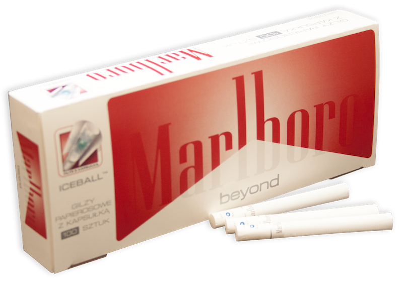 MARLBORO Red Beyond Iceball King Size 100 Cigarette Filter Tubes